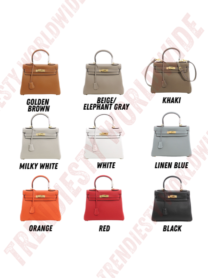 Retourne-Inspired Handcrafted Relaxed leather handbag