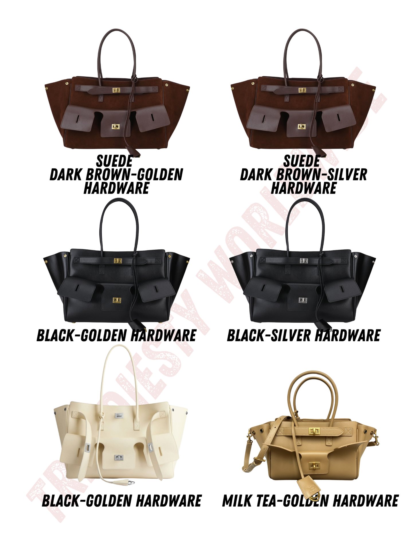 Sac à Bandoulière en Cuir "Rose Island"