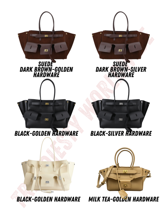 Sac à Bandoulière en Cuir "Rose Island"