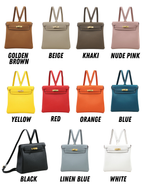 Luxurious Ado-Inspired Leather Backpack
