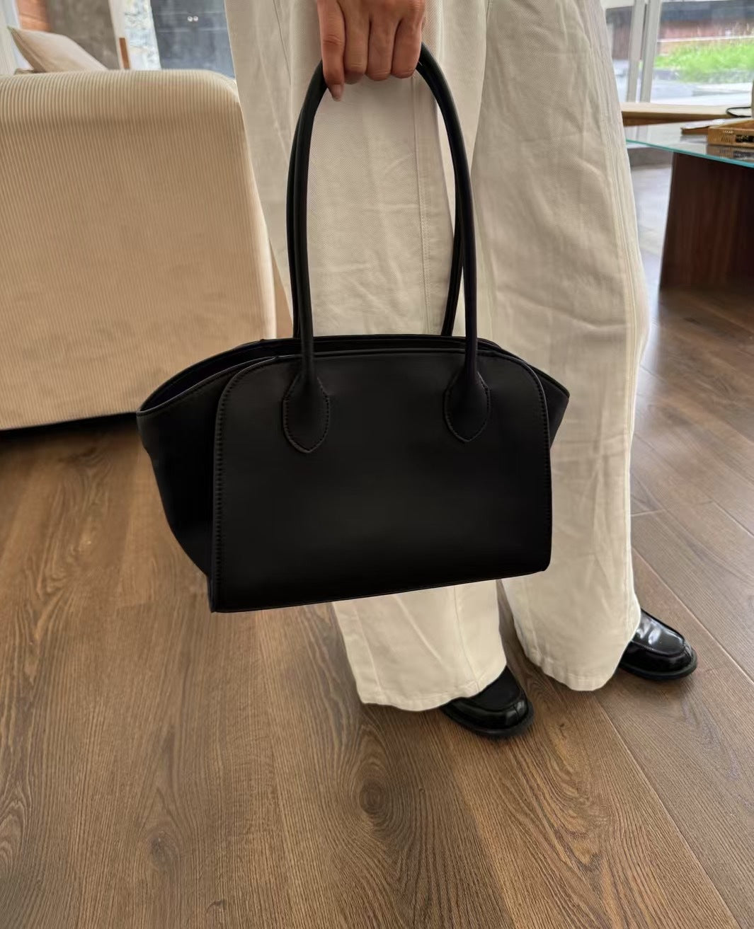 Large Luxurious Leather Tote Bag
