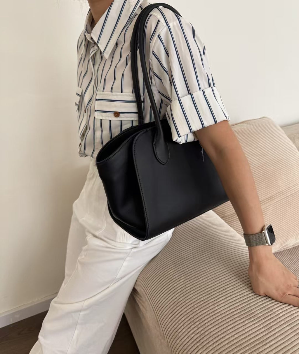 Large Luxurious Leather Tote Bag