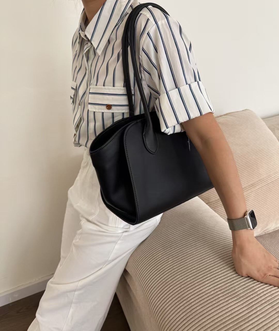 Large Luxurious Leather Tote Bag
