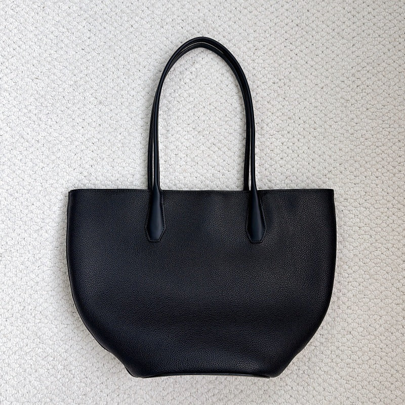 Alger Inspired Structured Leather Tote Bag