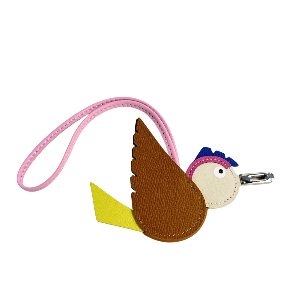 Trendiesty Leather Bird Charm