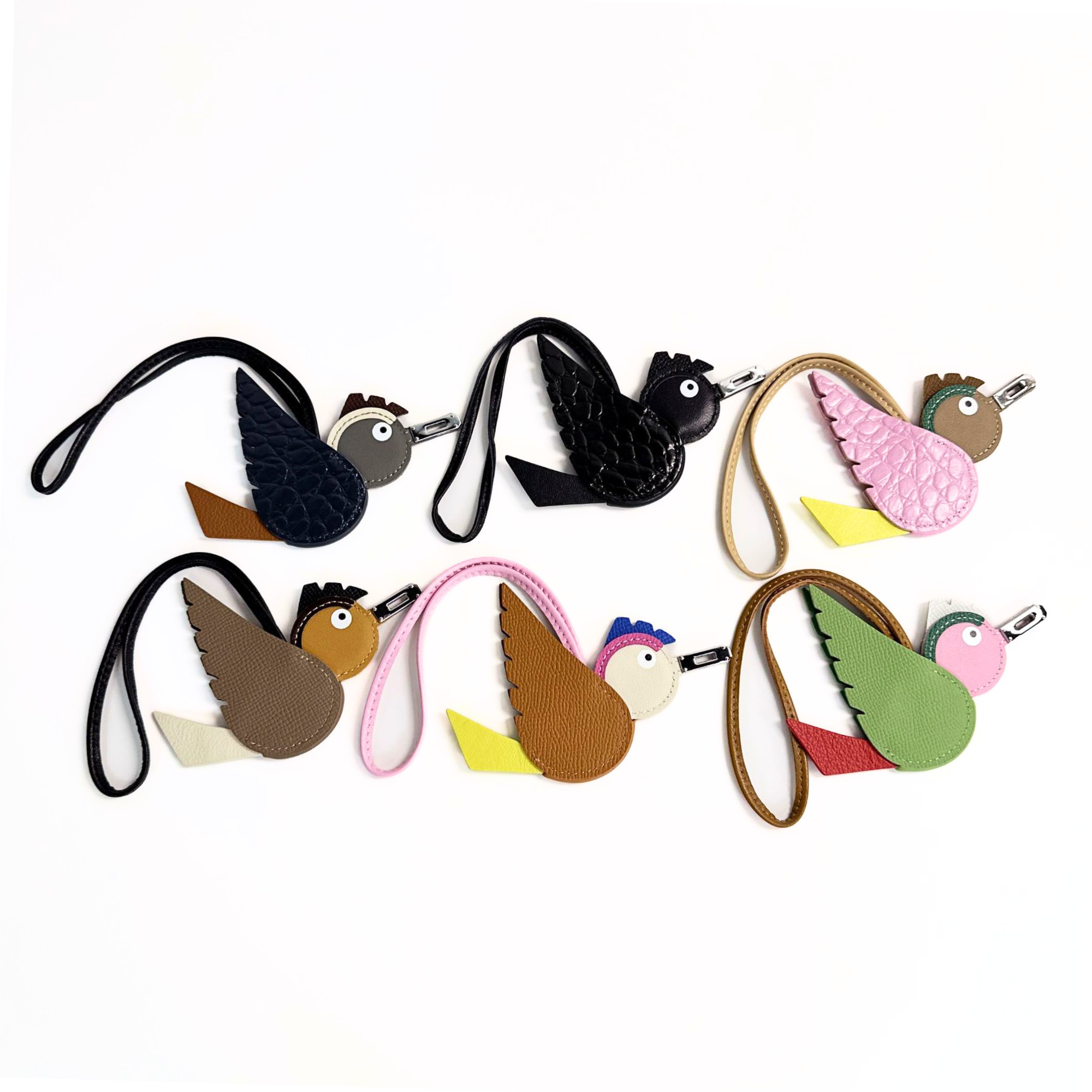Trendiesty Leather Bird Charm