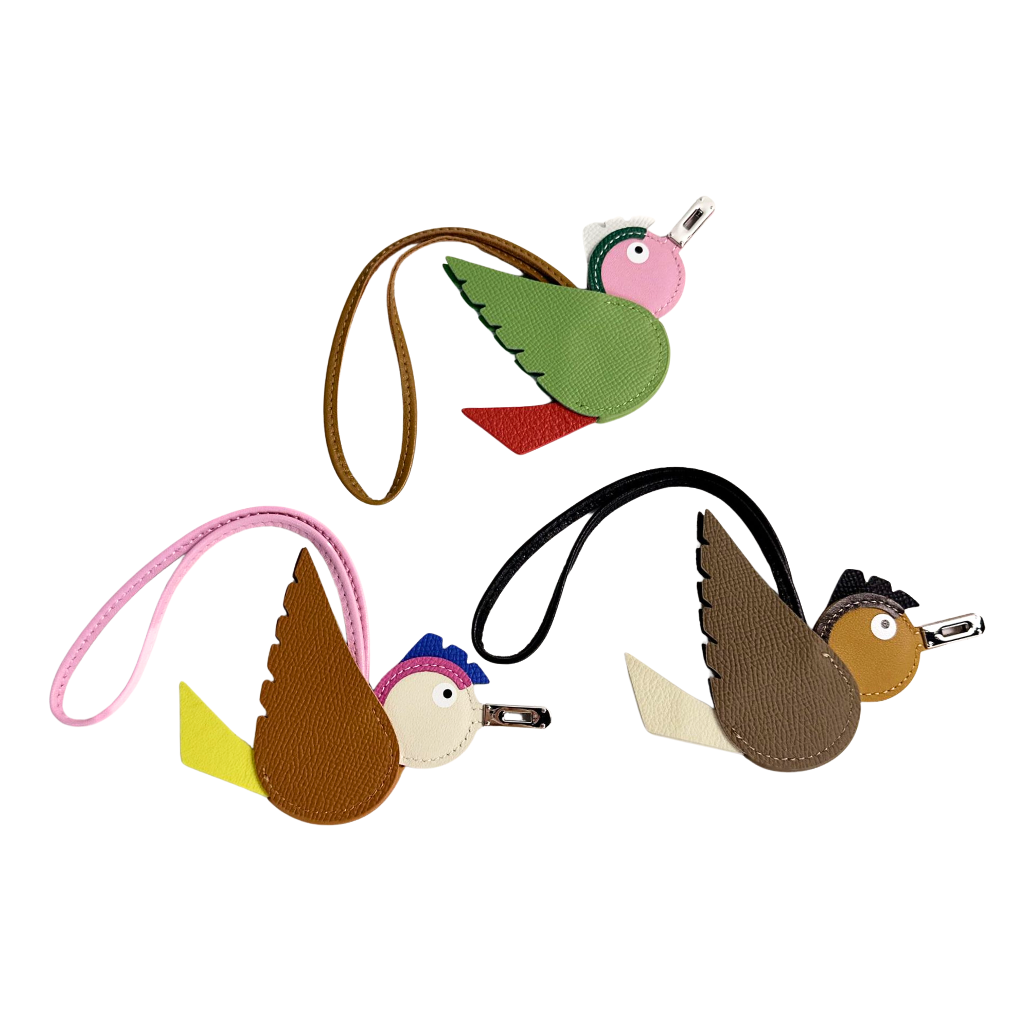 Trendiesty Leather Bird Charm