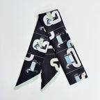 Trendiesty Twilly Scarf for Bags, Hair & Accessories