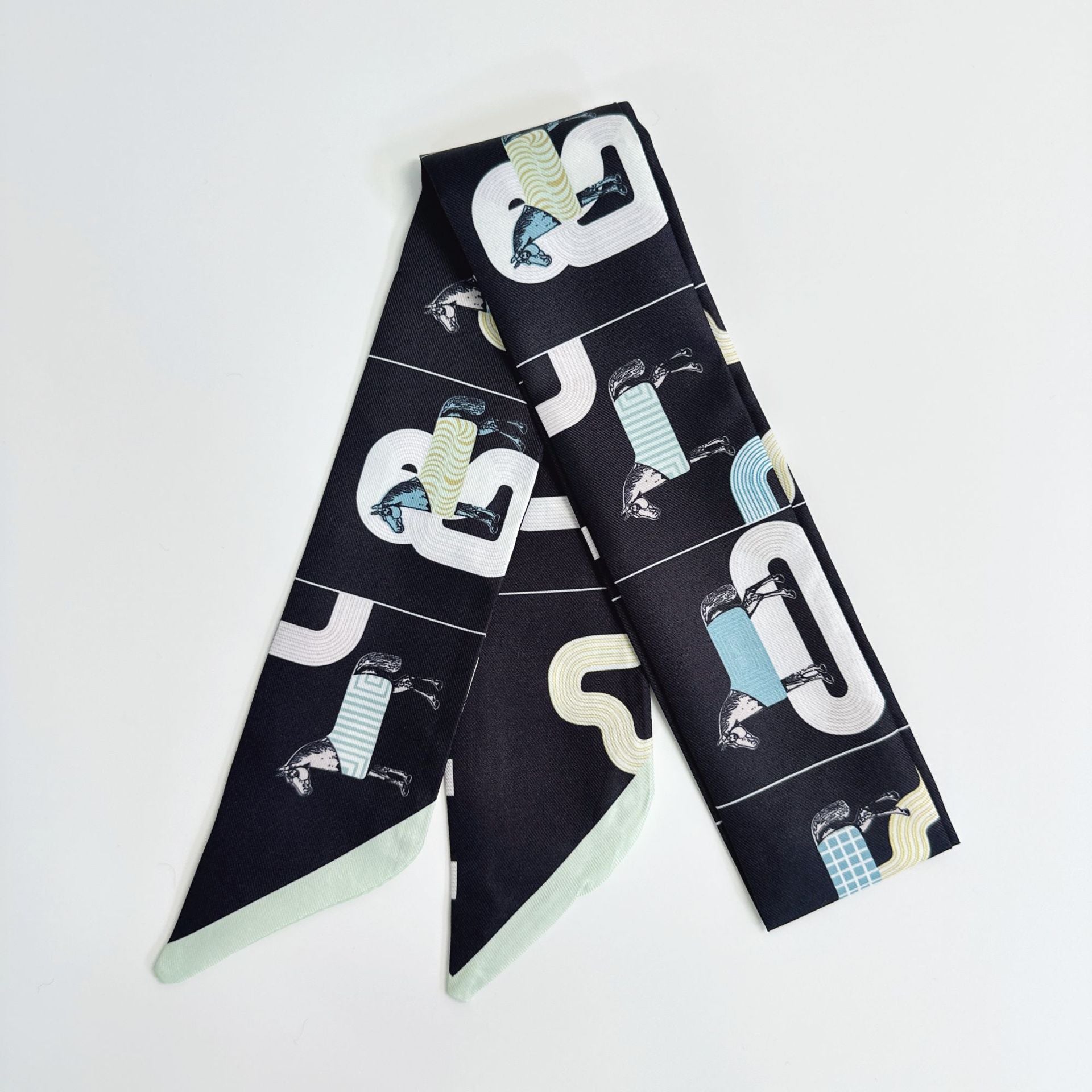 Trendiesty Twilly Scarf for Bags, Hair & Accessories