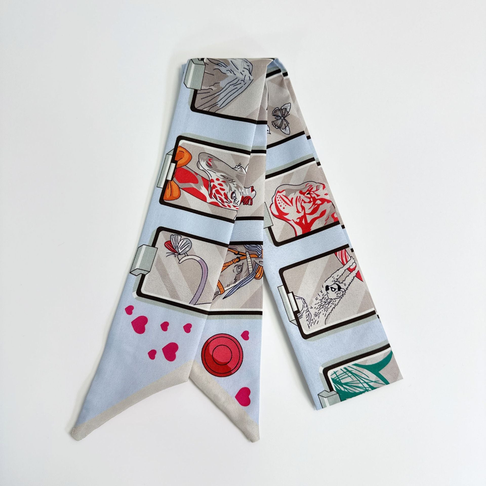 Trendiesty Twilly Scarf for Bags, Hair & Accessories