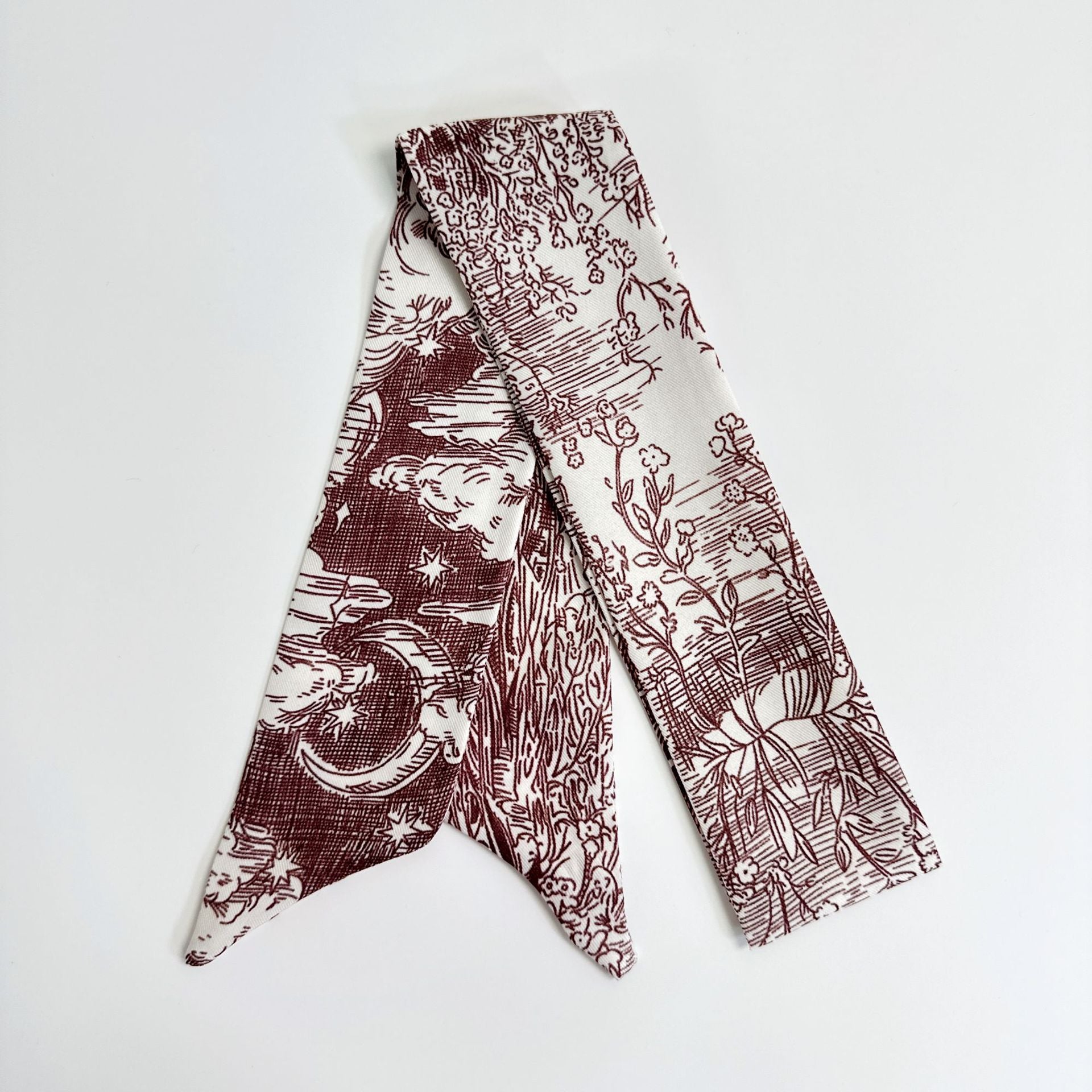 Trendiesty Twilly Scarf for Bags, Hair & Accessories
