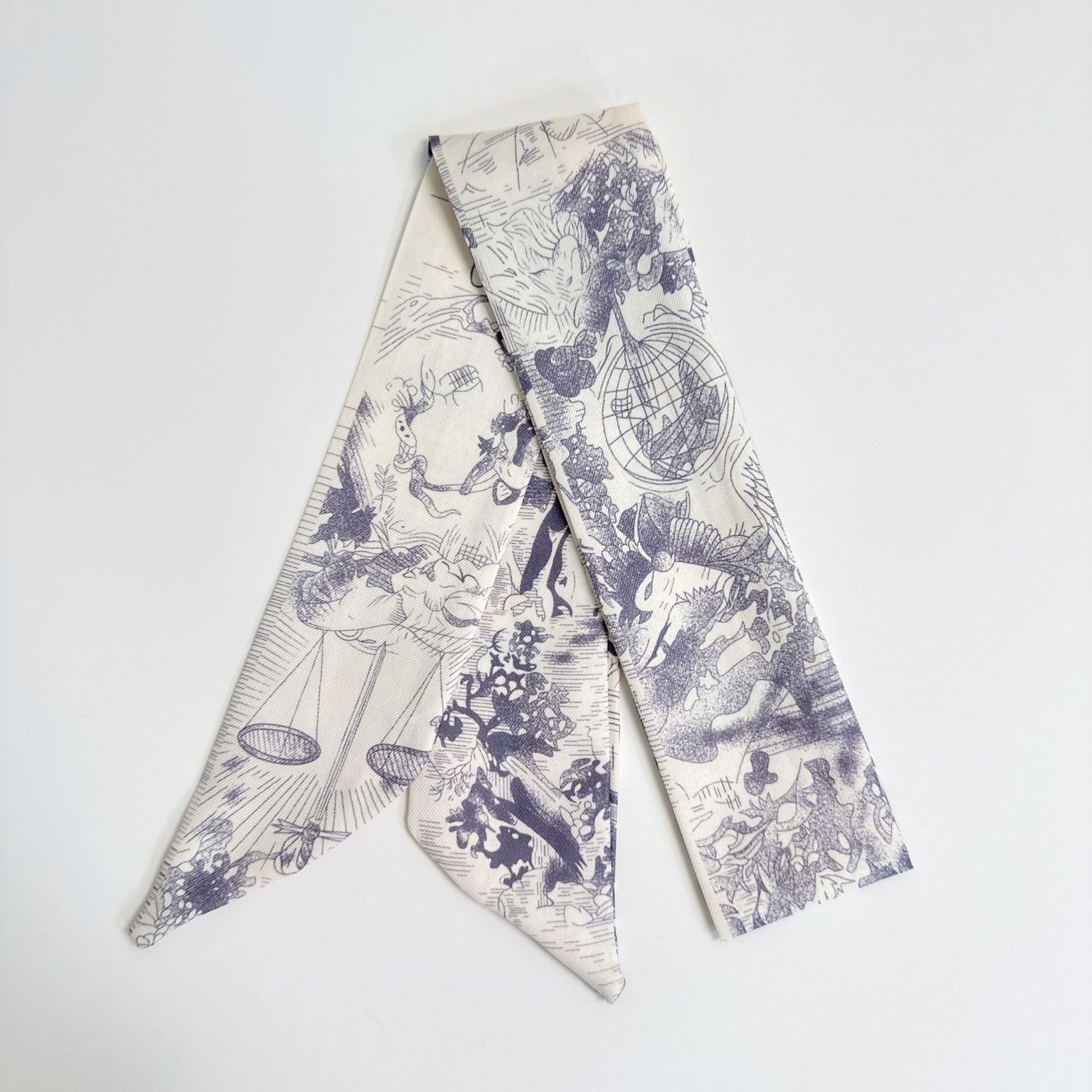 Trendiesty Twilly Scarf for Bags, Hair & Accessories