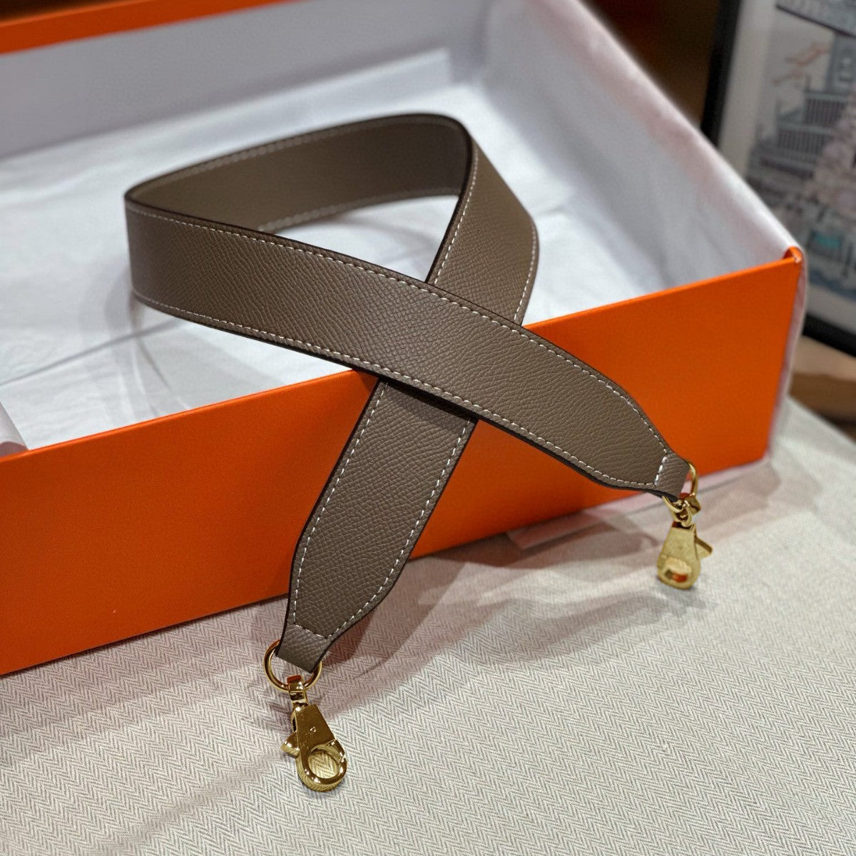 Trendiesty Wide Leather Shoulder Strap