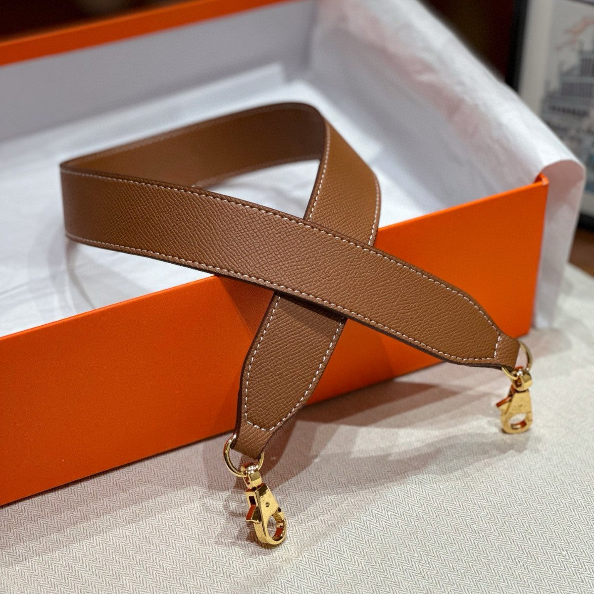 Trendiesty Wide Leather Shoulder Strap