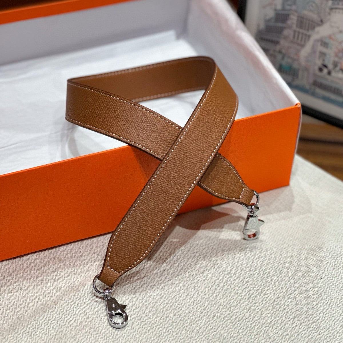 Trendiesty Wide Leather Shoulder Strap