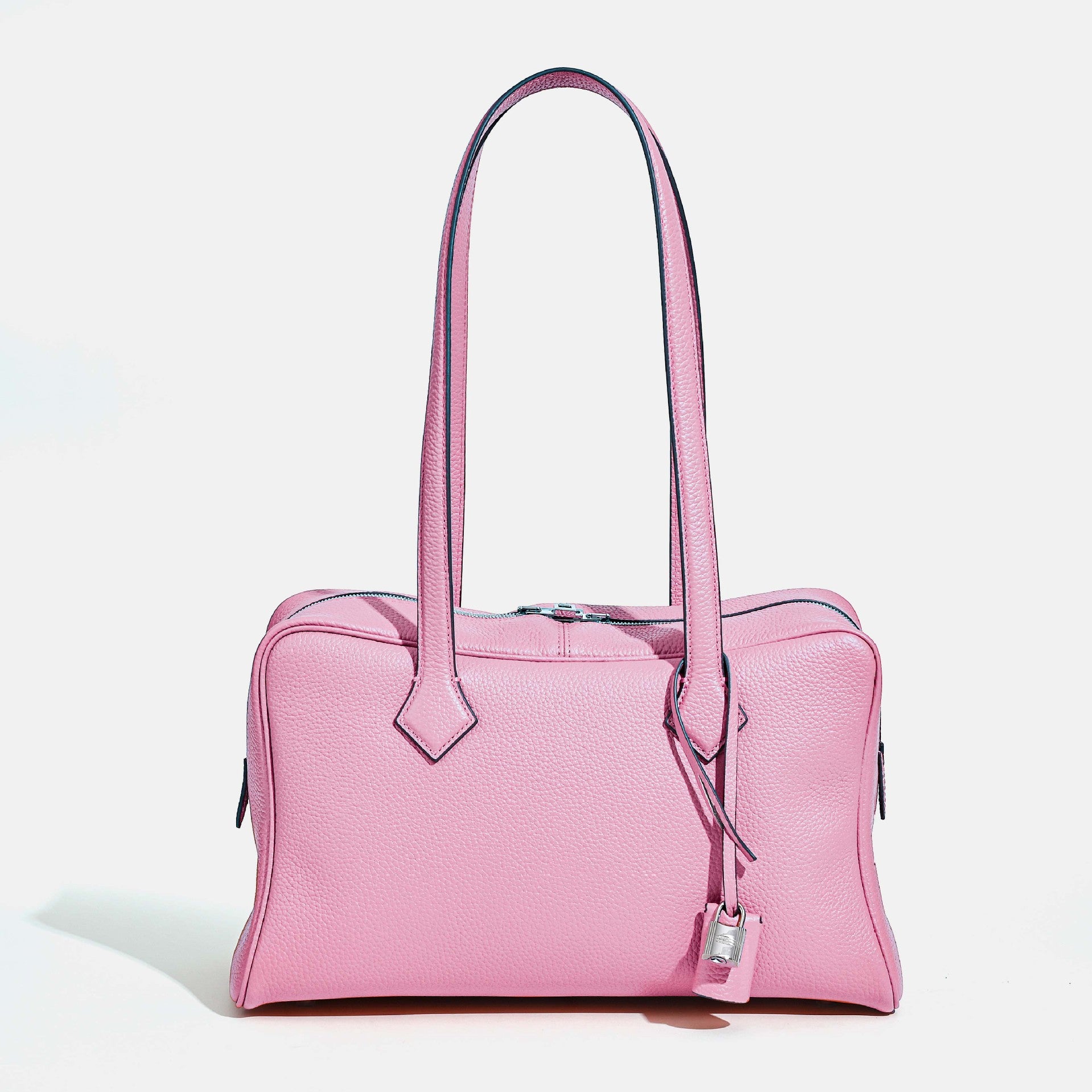 Victoria Style Classic Leather Shoulder Bag