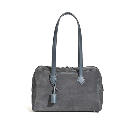 Victoria Style Classic Leather Shoulder Bag