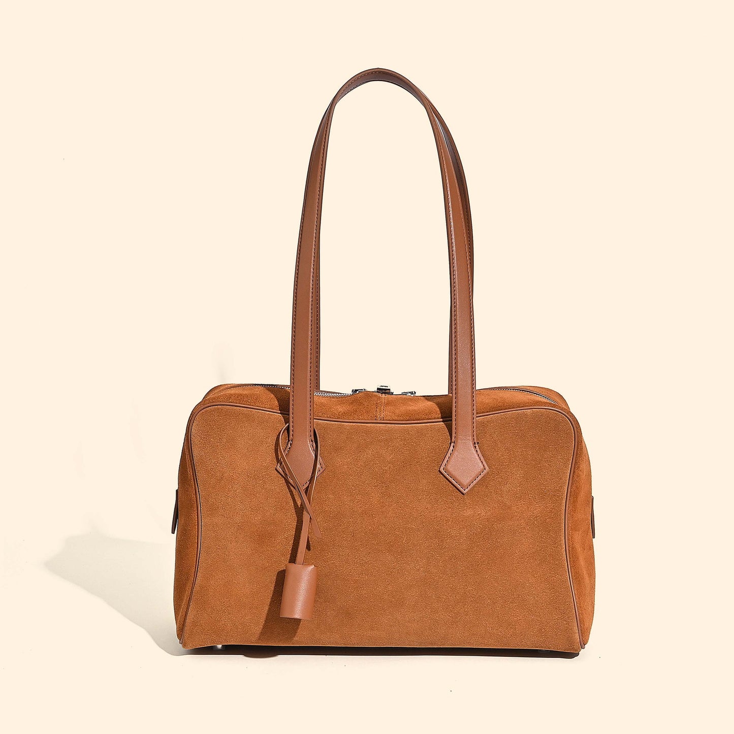 Victoria Style Classic Leather Shoulder Bag