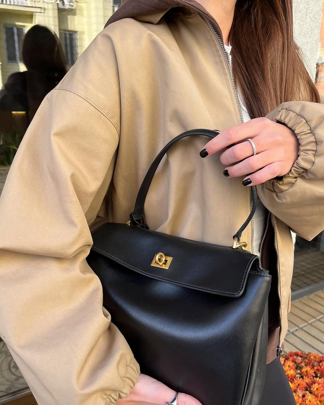 Minimalist Luxurious Soft Leather Handbag