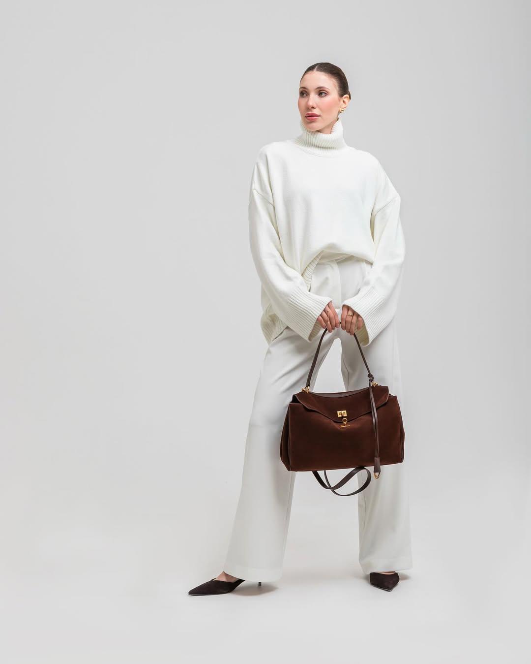 Minimalist Luxurious Soft Leather Handbag
