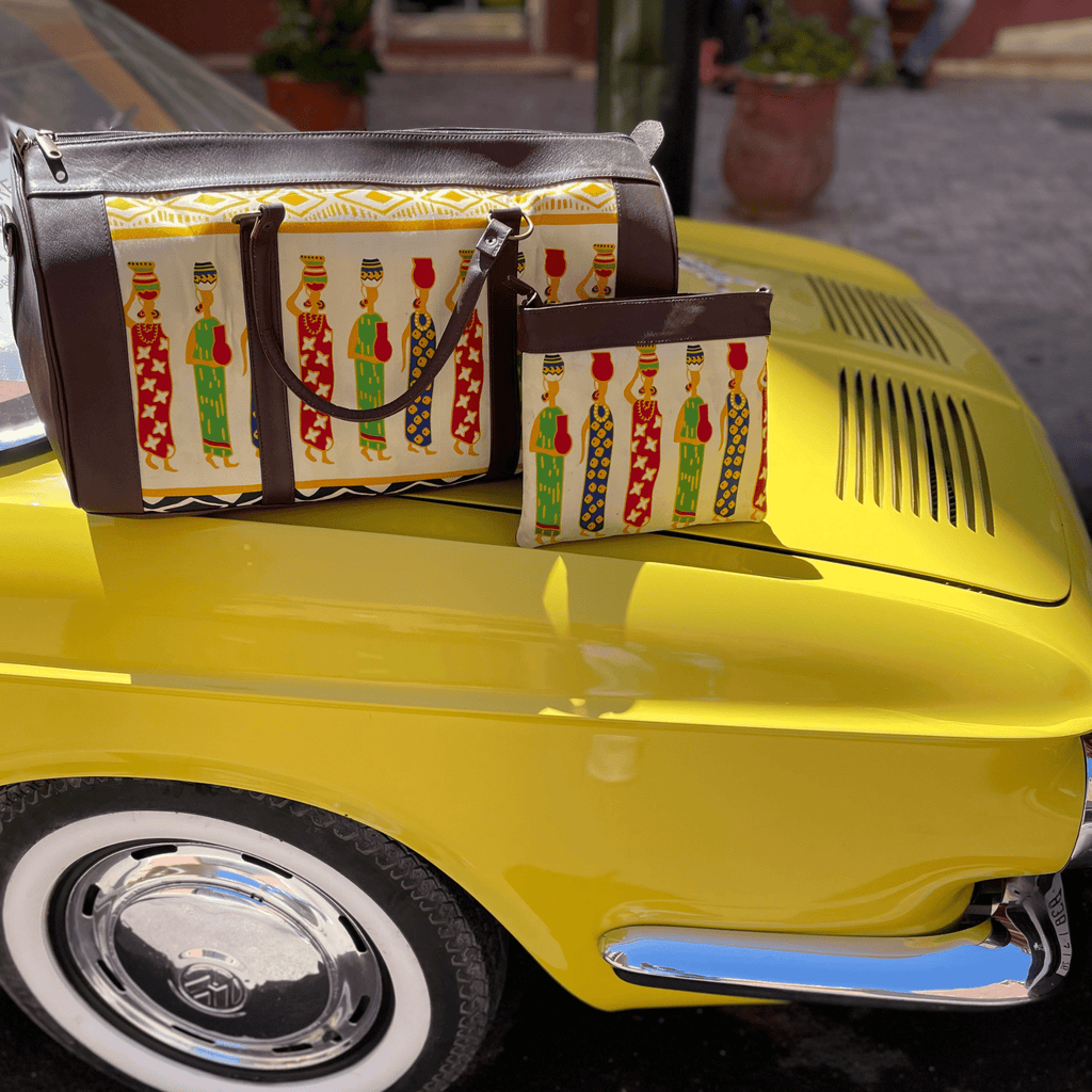 "Arabica" Handcrafted Genuine Leather Duffle and Clutch Bags | Trendiesty - Trendiesty Worldwide