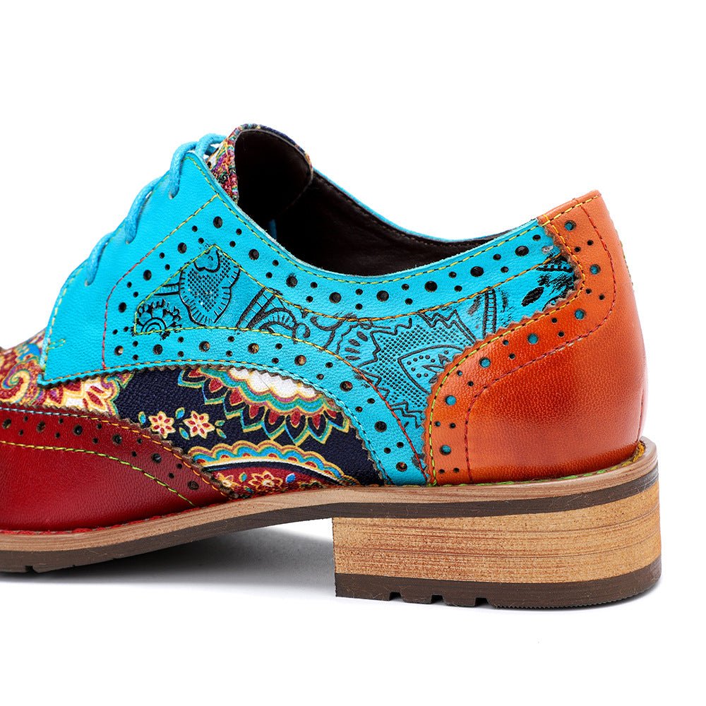 Bohemian Handmade Brogue Shoes - Trendiesty Worldwide