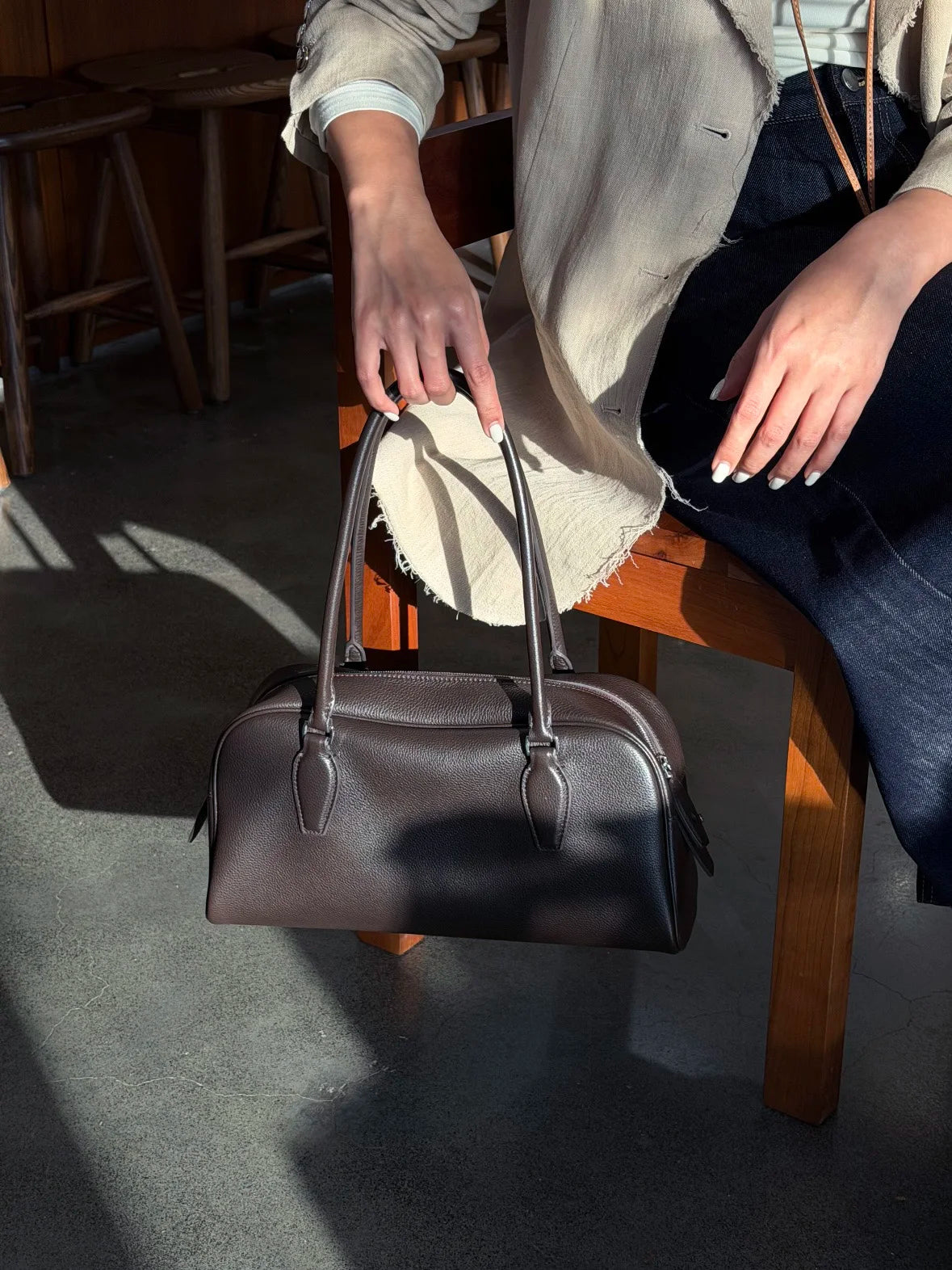 The Hobo EW India Inspired Leather Bag