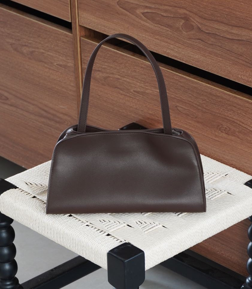 The Peggy Inspired Leather Shoulder Bag