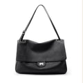 MaxiFlap Leather Shoulder Bag