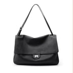 MaxiFlap Leather Shoulder Bag