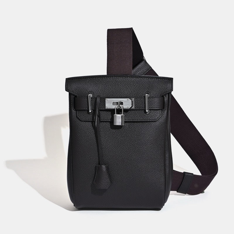 The Crossbody Leather Backpack