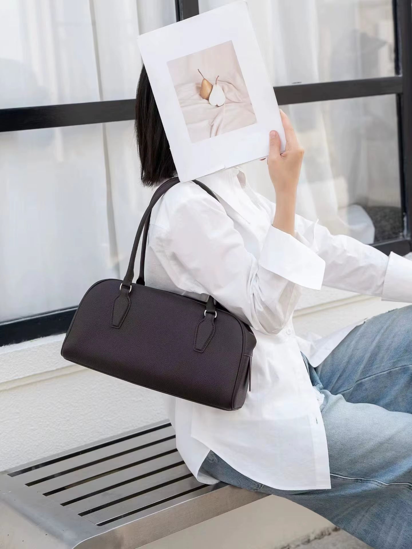 The Hobo EW India Inspired Leather Bag
