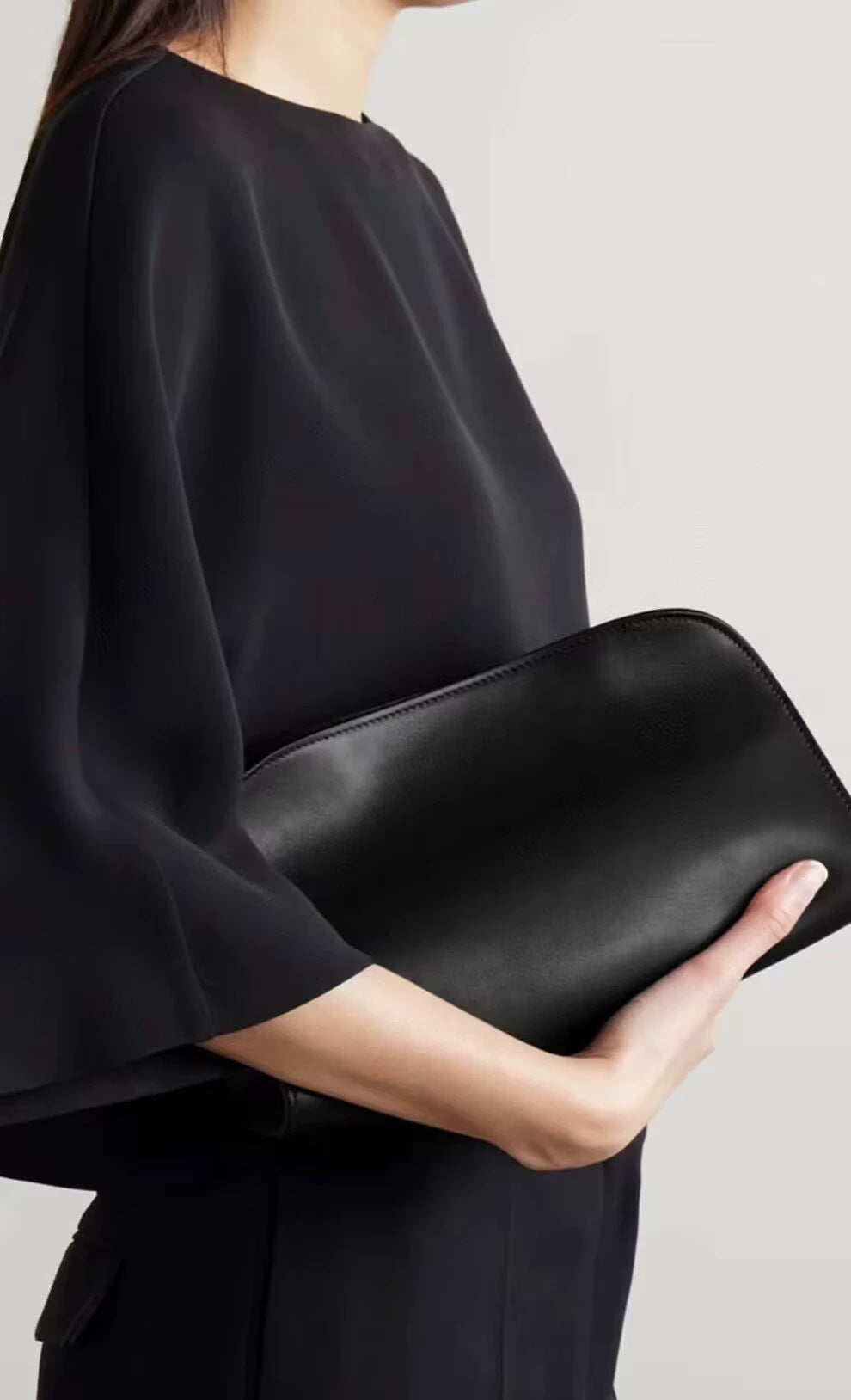 The Peggy Inspired Leather Shoulder Bag