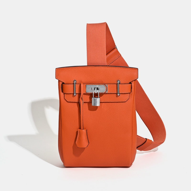 The Crossbody Leather Backpack