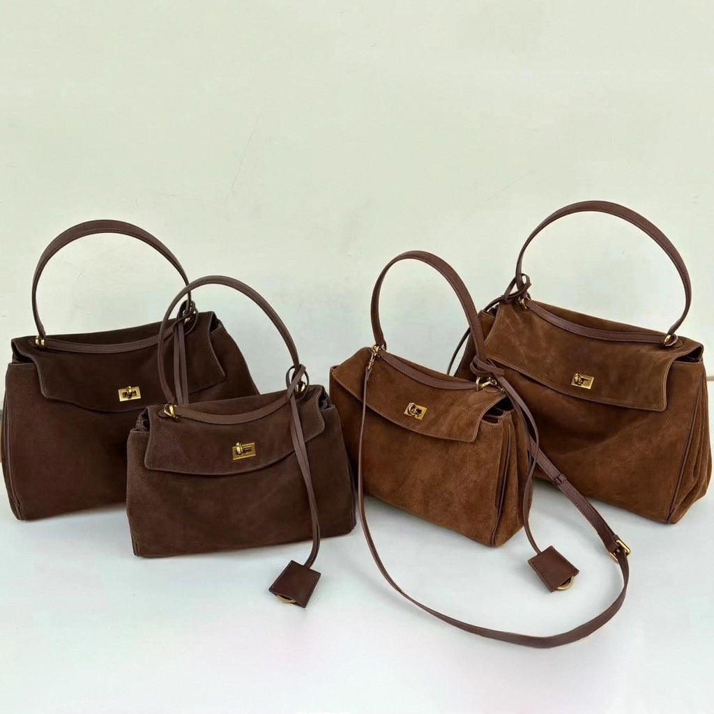 Bolso de mano de piel inspirado en BALENCIAGA-RODEO para mujer