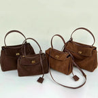 Bolso de mano de piel inspirado en BALENCIAGA-RODEO para mujer