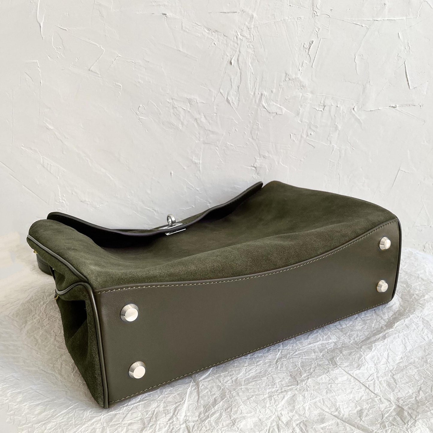 Bolso de mano de piel inspirado en BALENCIAGA-RODEO para mujer