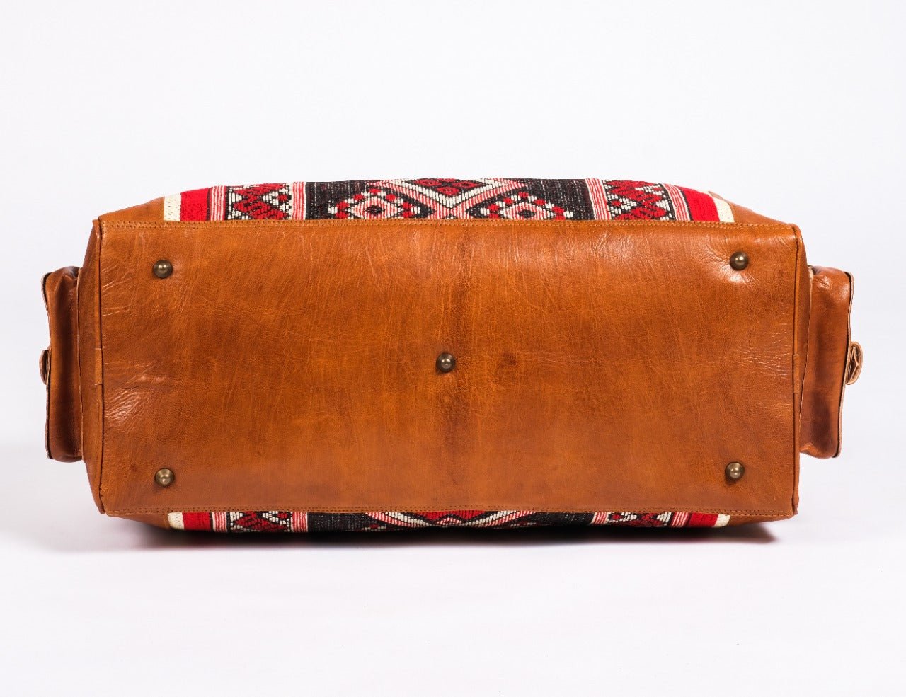 Leather x Kilim Duffle Bag - Trendiesty Worldwide