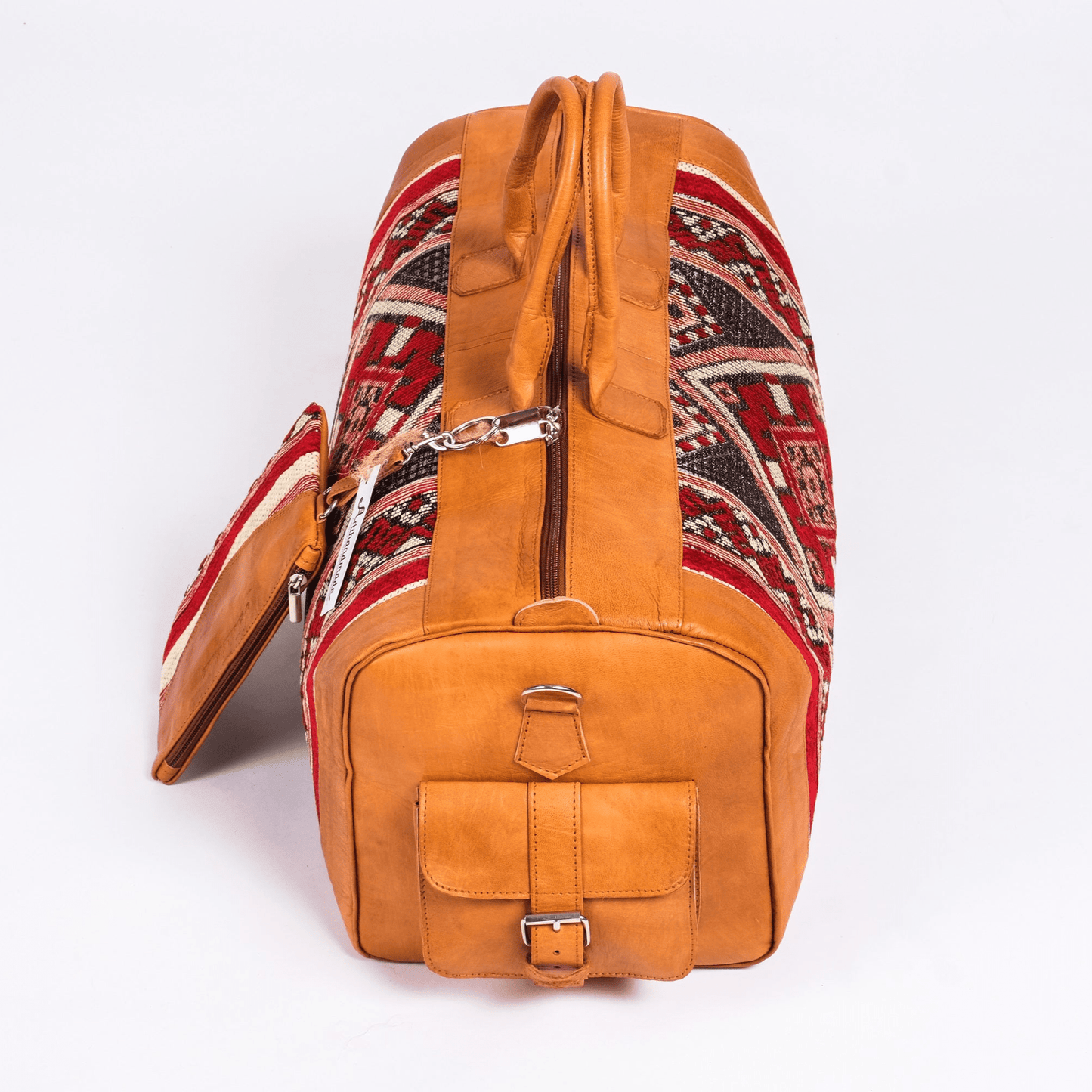 Kilim Leather Duffle With Wallet - Trendiesty Worldwide