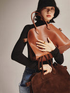Margaux Luxurious Leather Tote Bag
