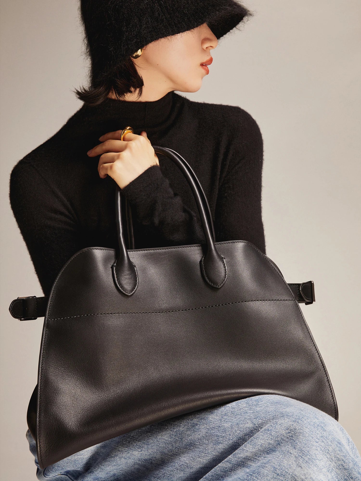 Margaux Luxurious Leather Tote Bag