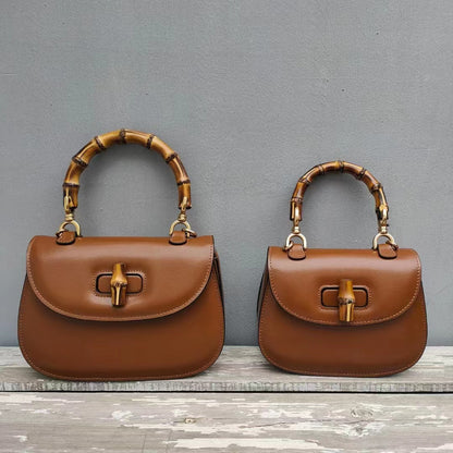 Gucci Bamboo 1947 Inspired small top handle Leather bag