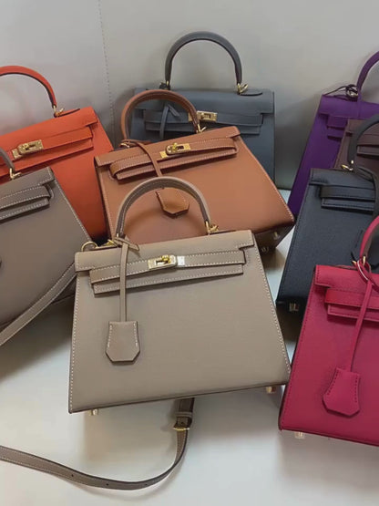 Handcrafted classy leather handbag, designed to your specifications.