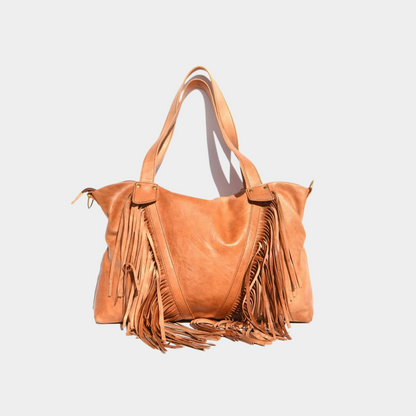 "Shakira" Leather fringed Bag - Trendiesty Worldwide