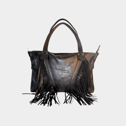 "Shakira" Leather fringed Bag - Trendiesty Worldwide