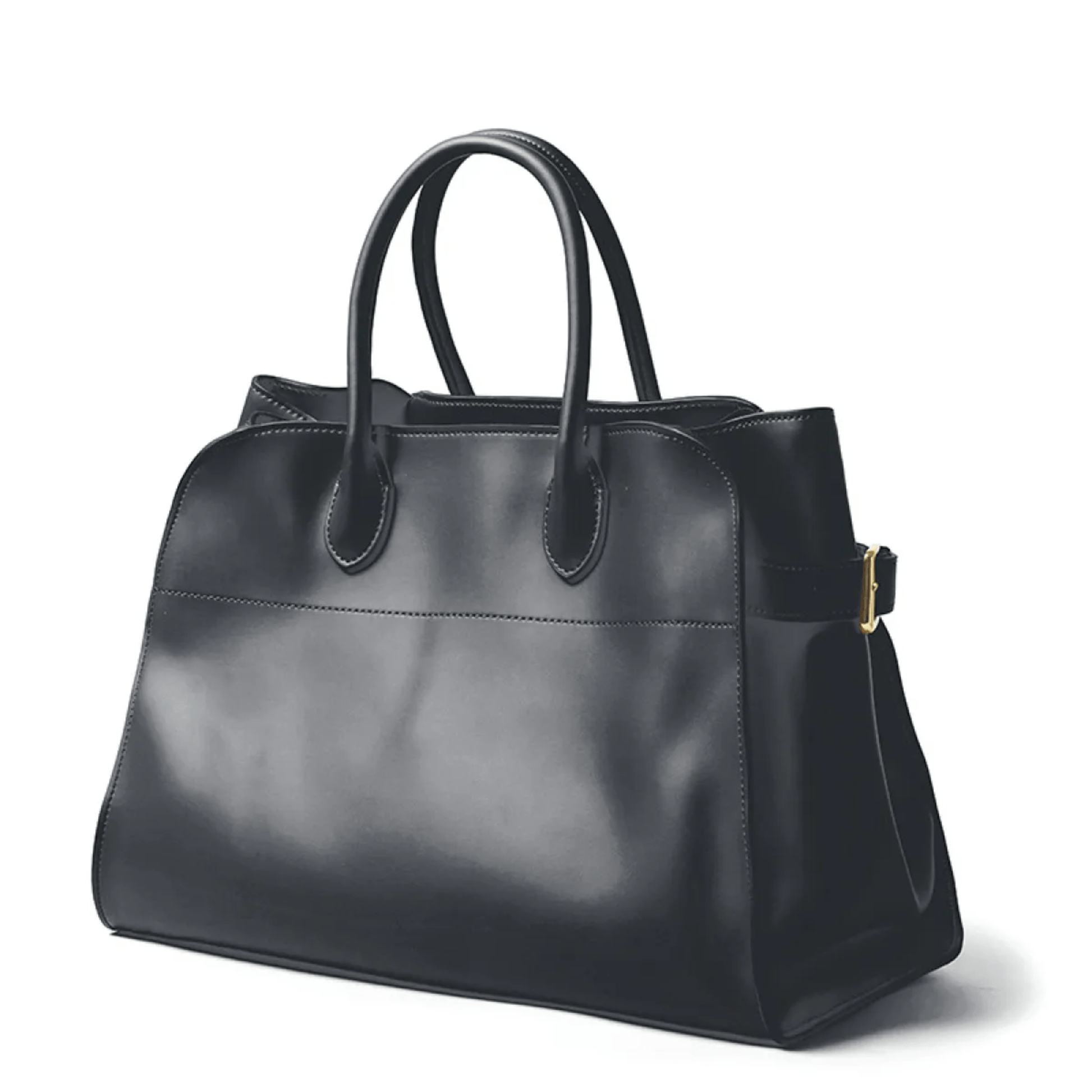 The "Row-Margaux-inspired" Luxurious Leather Tote Bag - Trendiesty Worldwide