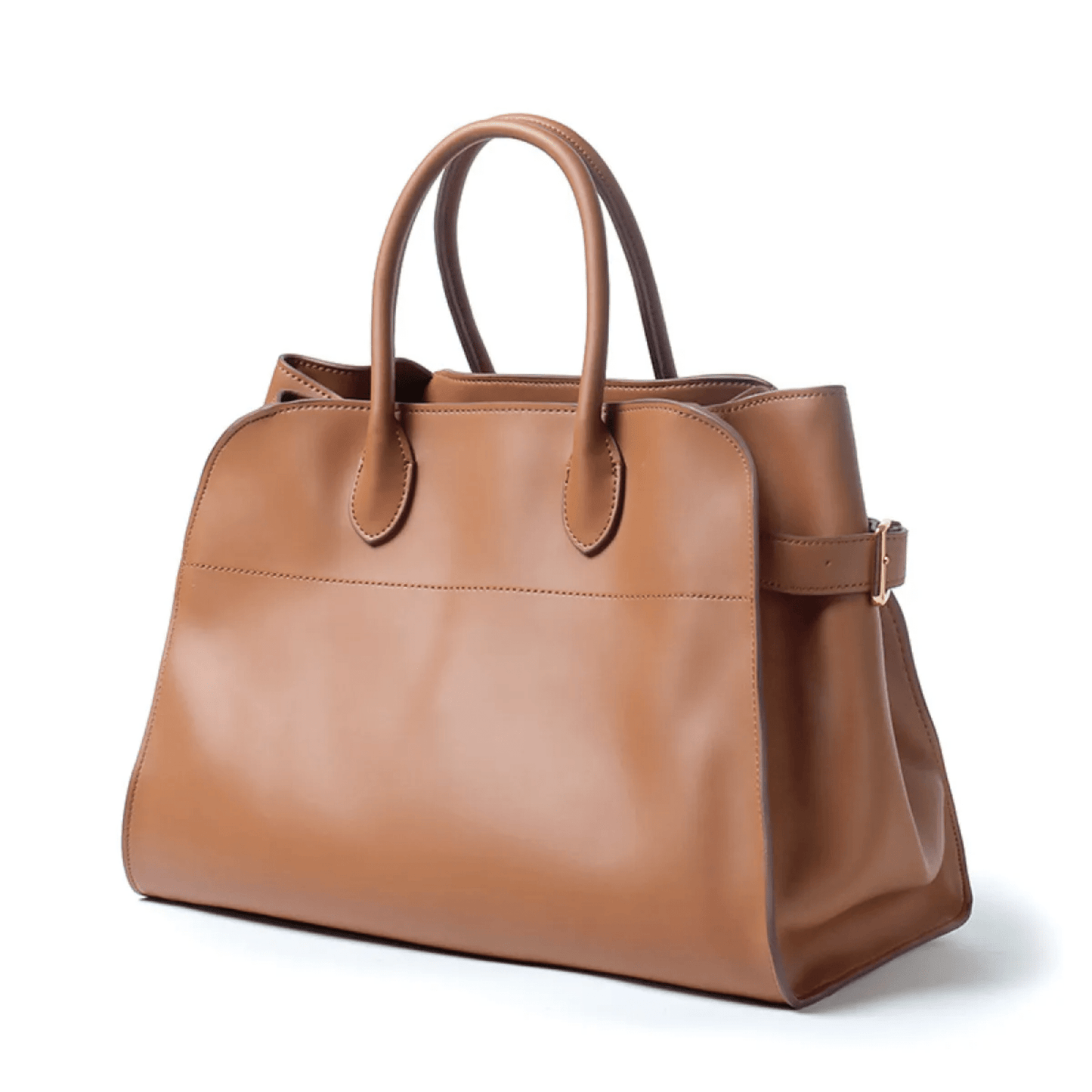 The "Row-Margaux-inspired" Luxurious Leather Tote Bag - Trendiesty Worldwide