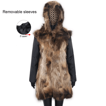 Women's Luxury Real Fur Waterproof Parka "Alpha Style" - Trendiesty Worldwide