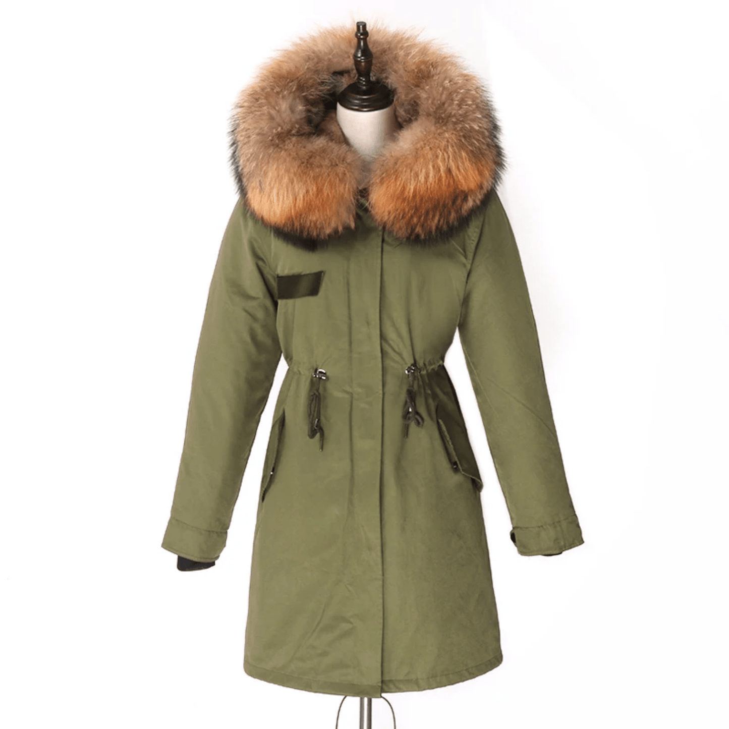 Women's Luxury Real Fur Waterproof Parka "Alpha Style" - Trendiesty Worldwide