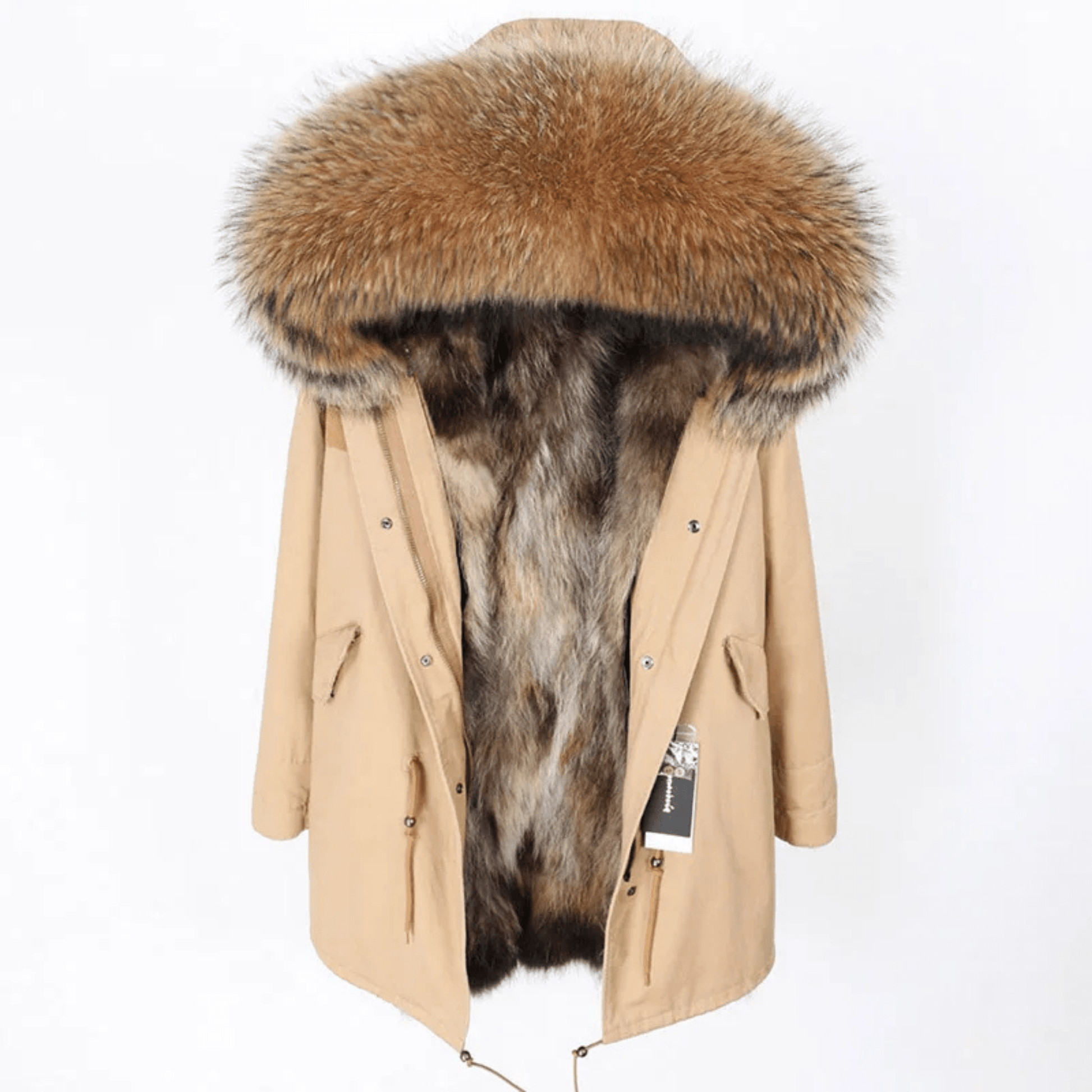 Women's Luxury Real Fur Waterproof Parka "Alpha Style" - Trendiesty Worldwide